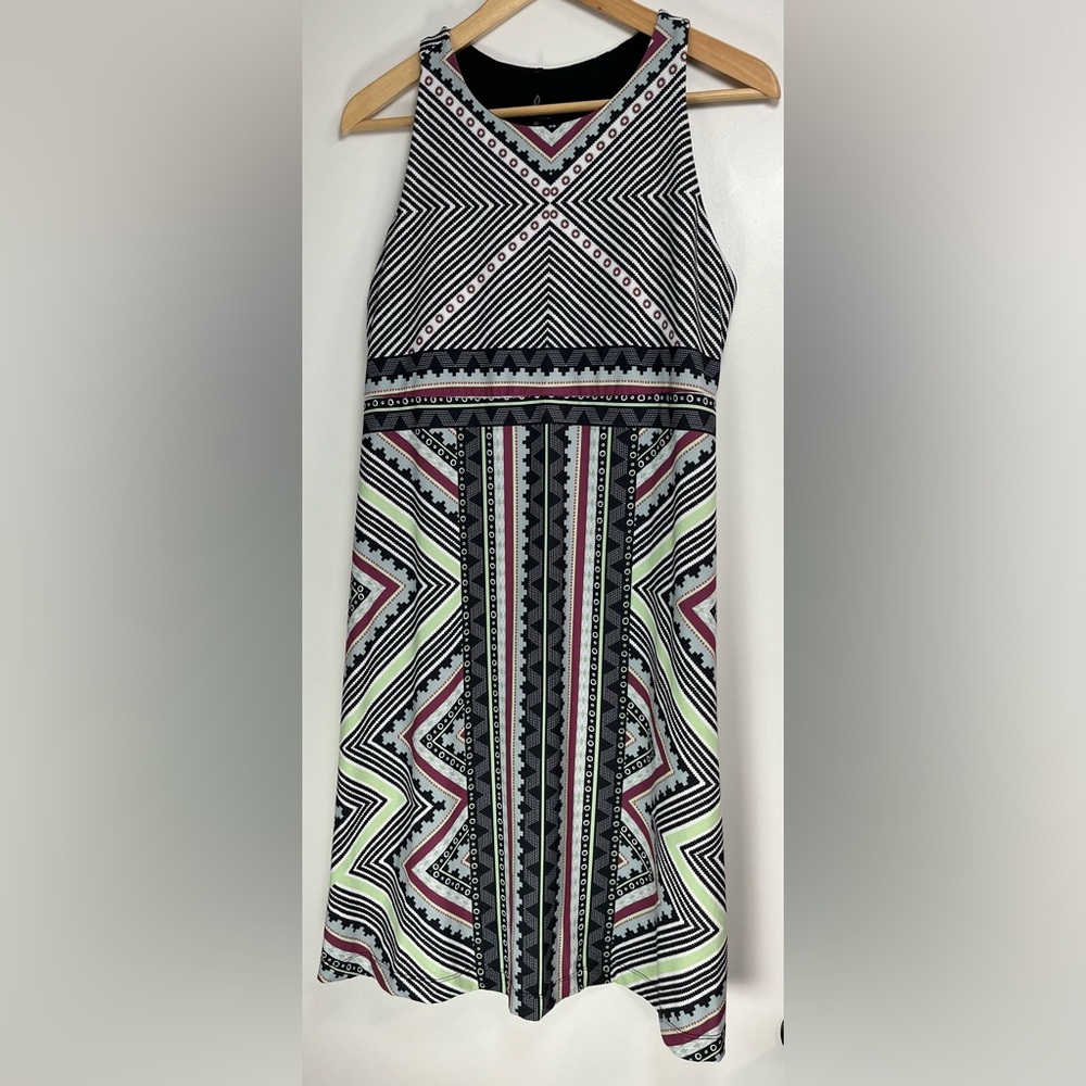 Prana Ariel Toas Print Green with Built In Bra